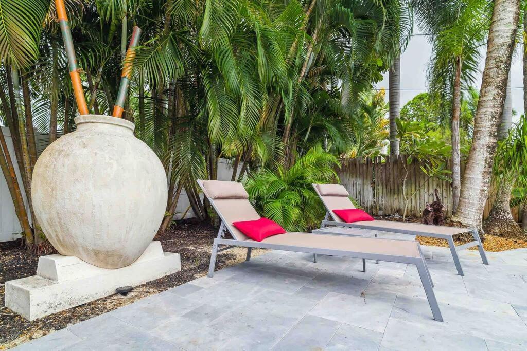 Private Oasis With Pool Near Beaches, Dining & Las Olas Fort Lauderdale Luaran gambar
