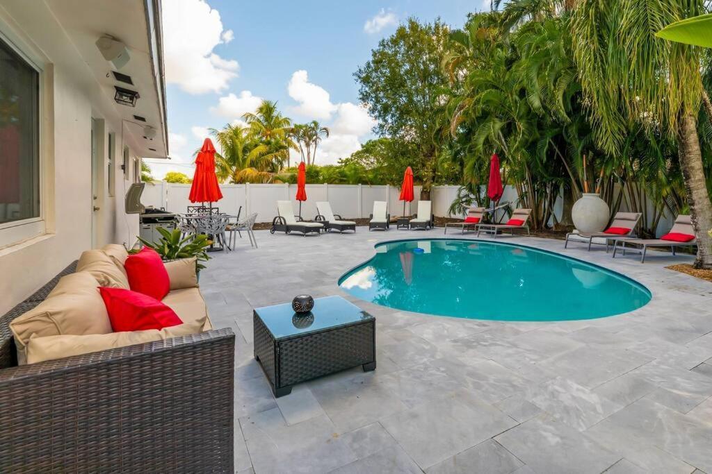 Private Oasis With Pool Near Beaches, Dining & Las Olas Fort Lauderdale Luaran gambar